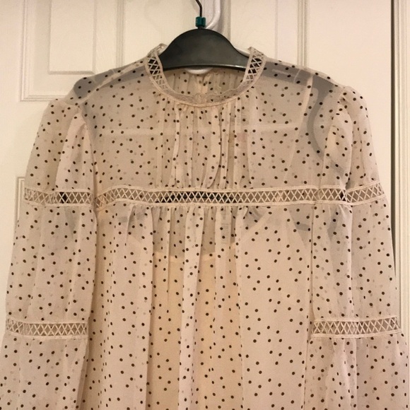 Size M 💖 Max Studio Long Sleeve Blouse Pretty - Picture 5 of 8